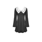 Darkinlove Women's Gothic Large Lapel Dresses With Cross