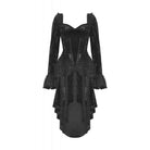Darkinlove Women's Gothic Layered High-low Velvet Dress