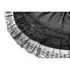 Darkinlove Women's Gothic Layered Lace Trim Ruffle Mini Skirt