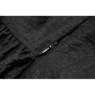 Darkinlove Women's Gothic Layered Lace-up Square-cut Collar Dress