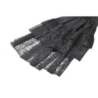 Darkinlove Women's Gothic Layered Lace-up Square-cut Collar Dress