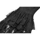 Darkinlove Women's Gothic Layered Ruffled High-Low Slip Dress