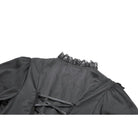Darkinlove Women's Gothic Lolita Lacing-up Puff Sleeved Lace Dress