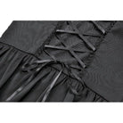 Darkinlove Women's Gothic Lolita Lacing-up Puff Sleeved Lace Dress