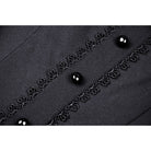 Darkinlove Women's Gothic Lolita Off Shoulder Bowknot Short Sleeved Crop Top