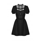 Darkinlove Women's Gothic Lolita Puff Sleeved Lace Doll Dress