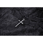 Darkinlove Women's Gothic Lolita Puff Sleeved Lace Doll Dress