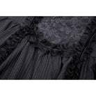 Darkinlove Women's Gothic Lolita Puff Sleeved Lace Doll Dress