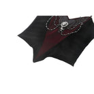 Darkinlove Women's Gothic Metal Chain Contrast Color Velvet Overbust Corset