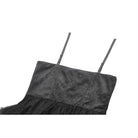 Darkinlove Women's Gothic Multi-Layered Lace Fishtail Slip Dress