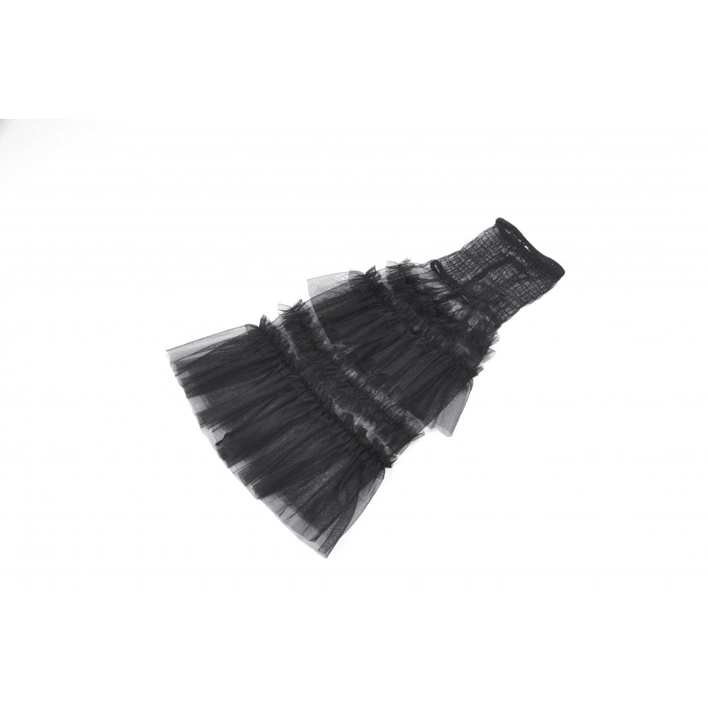 Darkinlove Women's Gothic Multilayer Mesh Leg Warmer