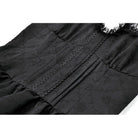 Darkinlove Women's Gothic Multilayer Ruffled Cutout Halter Dress