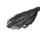 Darkinlove Women's Gothic Off-shoulder Flare Sleeved Hooded Maxi Dress Black