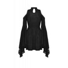 Darkinlove Women's Gothic Off Shoulder Lace Splice Dress