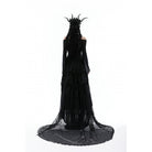 Darkinlove Women's Gothic Off Shoulder Lace-up Mesh Blouse