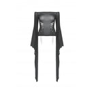 Darkinlove Women's Gothic Off Shoulder Lace-up Mesh Blouse