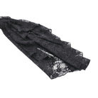 Darkinlove Women's Gothic Off-the-shoulder Contrast Color Lace Top