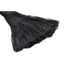 Darkinlove Women's Gothic Plunging Flared Sleeved Lace Shirt