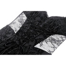 Darkinlove Women's Gothic Puff Sleeved Fishtailed Prom Dress