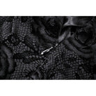 Darkinlove Women's Gothic Puff Sleeved Fishtailed Prom Dress