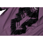 Darkinlove Women's Gothic Puff Sleeved Frilly Collar Shirt