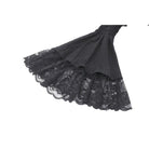 Darkinlove Women's Gothic Puff Sleeved Layered Ruffled Grad Dress