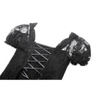 Darkinlove Women's Gothic Puff Sleeved Two-piece Lace Maxi Dress