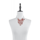 Darkinlove Women's Gothic Rose Beaded Multilayer Pearl Necklace