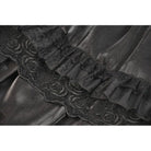 Darkinlove Women's Gothic Rose Lace Layered Long Skirt