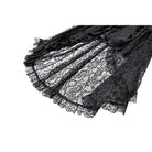 Darkinlove Women's Gothic Ruffle High/Low Hem Slip Dress