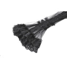 Darkinlove Women's Gothic Ruffled High Neck Flare Sleeve Mesh Cape
