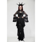 Darkinlove Women's Gothic Ruffled Lace High/Low Coat