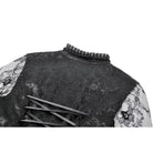 Darkinlove Women's Gothic Ruffled Lace High/Low Coat