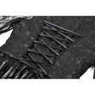 Darkinlove Women's Gothic Ruffled Lace High/Low Coat