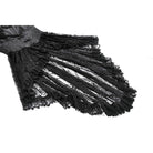 Darkinlove Women's Gothic Ruffled Lace High/Low Coat