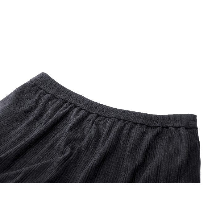 Darkinlove Women's Gothic Ruffled Lace Splice Shorts