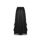 Darkinlove Women's Gothic Ruffled Layered Lace Long Skirt