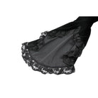 Darkinlove Women's Gothic Ruffled Tiered Hem High Low Puff Sleeved Jacket