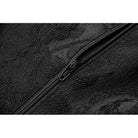 Darkinlove Women's Gothic Ruffles Bow Tie Lace Top with Tassels