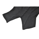 Darkinlove Women's Gothic See Through Ruffled Stand Collar Lantern Sleeved Shirt