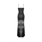 Darkinlove Women's Gothic Side Slit Ruffled Lace Slip Dress