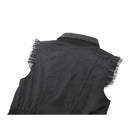 Darkinlove Women's Gothic Sleeveless Button-Front Dress