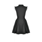 Darkinlove Women's Gothic Sleeveless Button-Front Dress