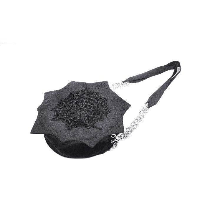 Darkinlove Women's Gothic Spider Webbing Chain Bag