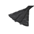 Darkinlove Women's Gothic Square-cut Collar Floral Lace Bell Sleeve Top
