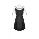 Darkinlove Women's Gothic Stand Collar Lolita Doll Midi Dresses