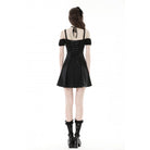 Darkinlove Women's Gothic Strappy Off Shoulder Dress