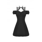 Darkinlove Women's Gothic Strappy Off Shoulder Dress