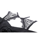 Darkinlove Women's Gothic Strappy Off Shoulder Dress