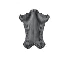 Darkinlove Women's Gothic Striped Turn-down Collar Shirt with Detachable Tie